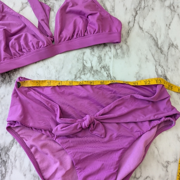 Women's Daniel Cremieux Purple Bikini size medium - Picture 4 of 7